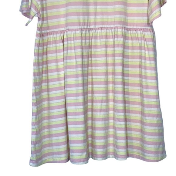 BP.  Babydoll Organic Cotton Dress in Pink- Mia Stripe - Picture 7 of 11